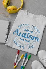 Load image into Gallery viewer, Different Not Less - Autism T-Shirt