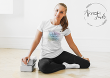 Load image into Gallery viewer, Lotus Pose, Baddha Konasana, Bhadrasana, yoga tee, yoga t-shirt, yogi, yogi t-shirt, Bound Angle Pose, Throne Pose, Butterfly Pose, Cobbler's Pose
