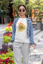 Load image into Gallery viewer, Sunflower Tshirt, Sunflower Tee, Sunflower, Summer Shirt, Sunflower T-Shirt